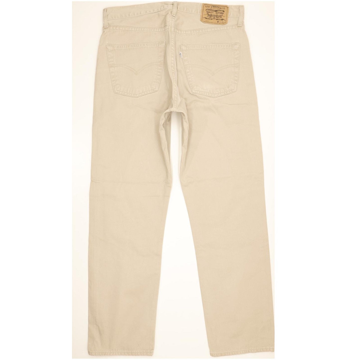 Levi's 615 Men Beige Straight Regular Jeans W34 L30