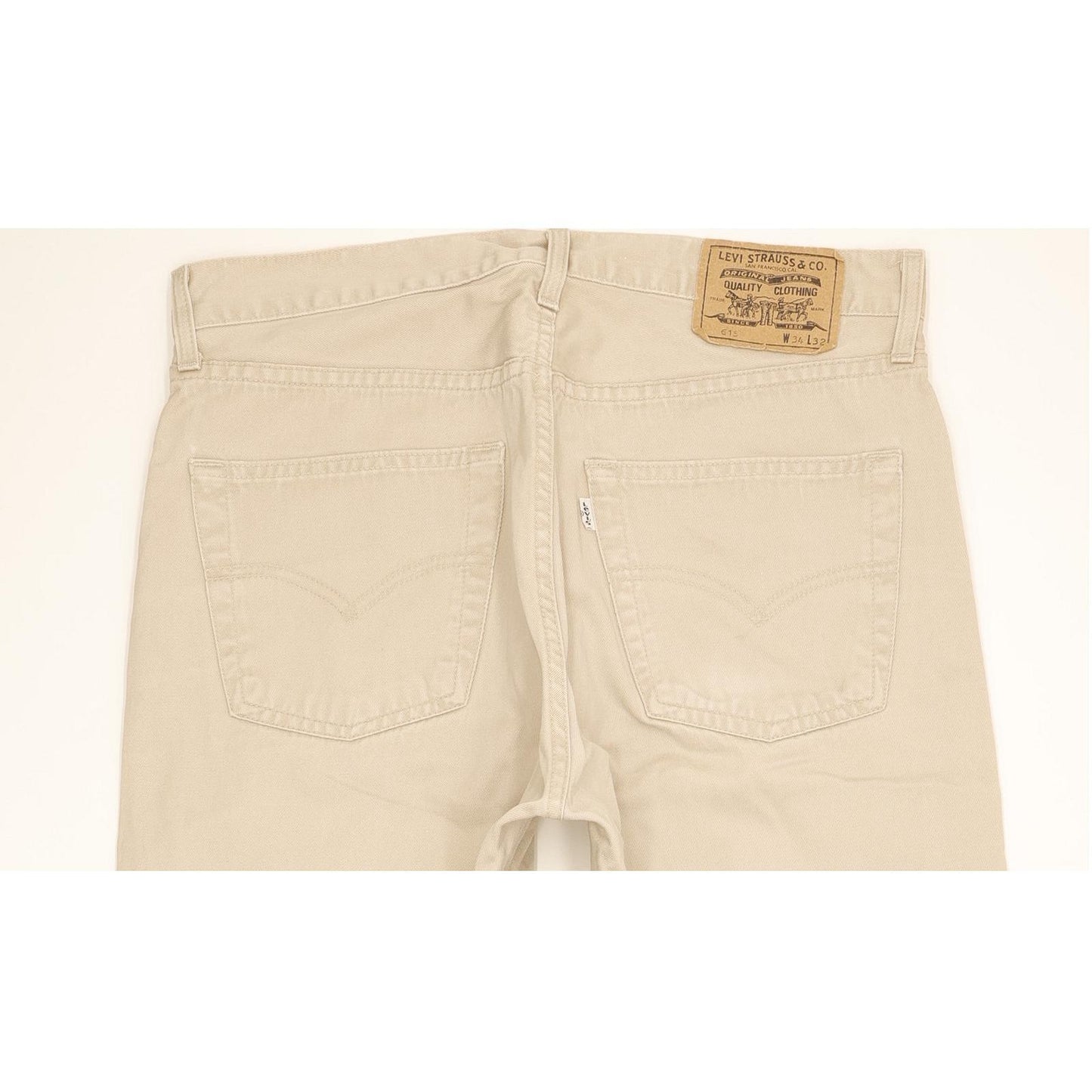 Levi's 615 Men Beige Straight Regular Jeans W34 L30