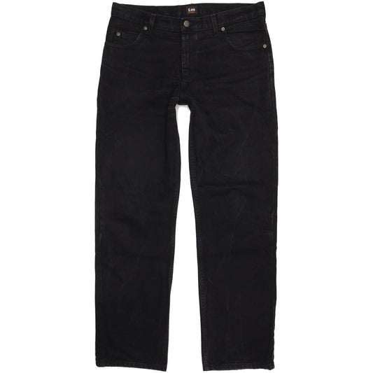 Lee Brooklyn Men Black Straight Regular Jeans W36 L33