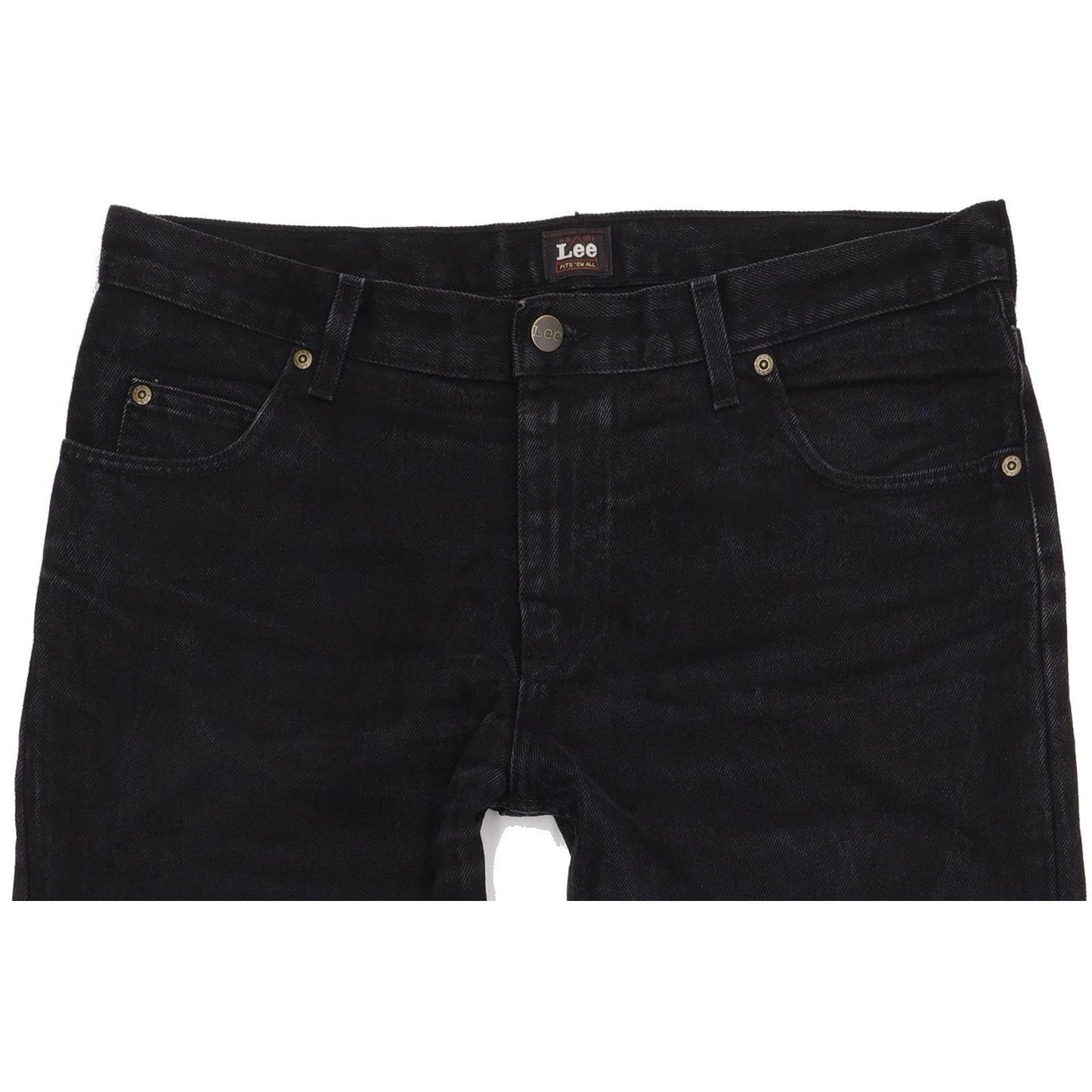 Lee Brooklyn Men Black Straight Regular Jeans W36 L33