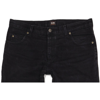 Lee Brooklyn Men Black Straight Regular Jeans W36 L33