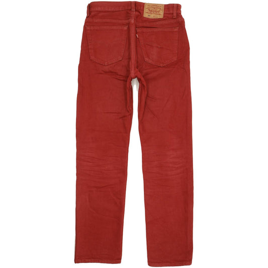 Levi's 501 Made in USA Men Red Straight Regular Jeans W32 L31