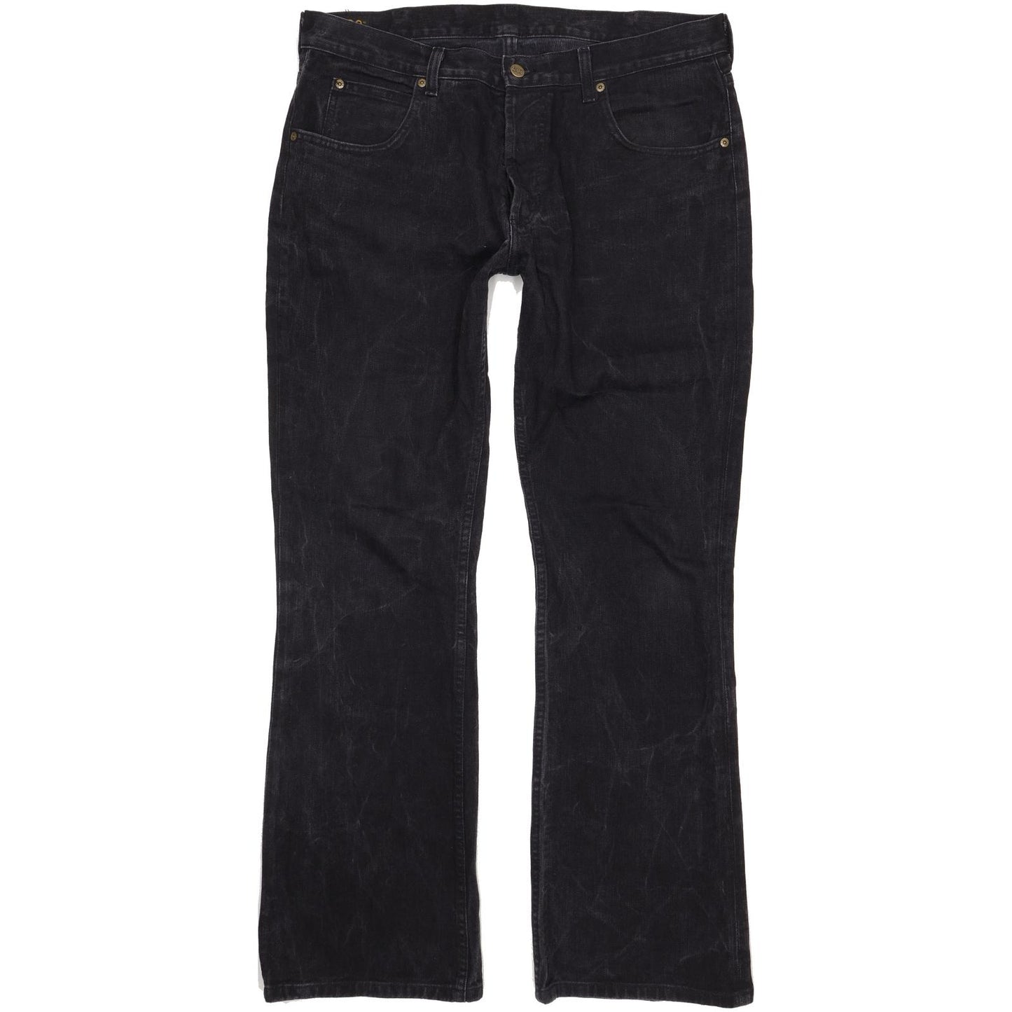 Lee Denver Men Black Bootcut Regular Jeans W38 L33
