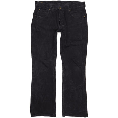 Lee Denver Men Black Bootcut Regular Jeans W38 L33