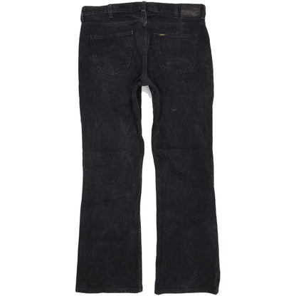 Lee Denver Men Black Bootcut Regular Jeans W38 L33