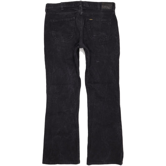 Lee Denver Men Black Bootcut Regular Jeans W38 L33