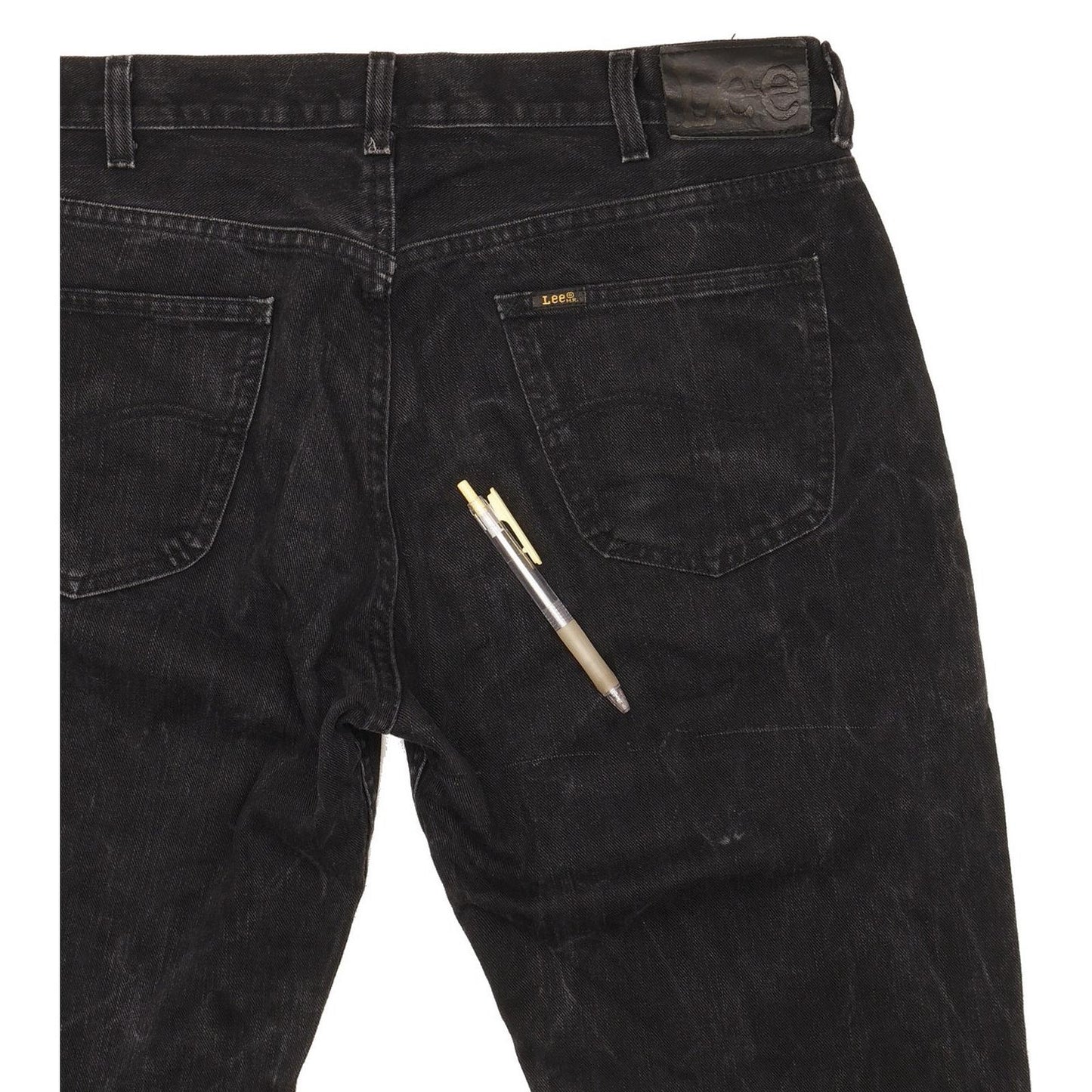 Lee Denver Men Black Bootcut Regular Jeans W38 L33