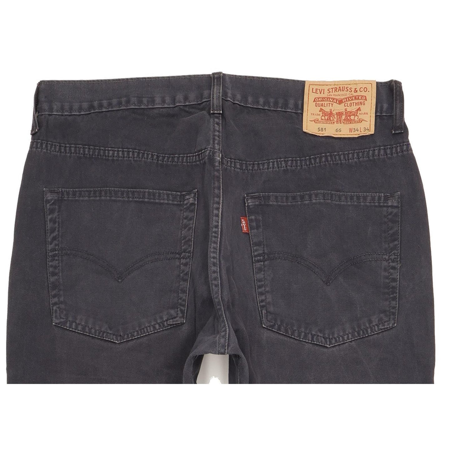 Levi's 581 Irregular Men Blue Straight Regular Jeans W34 L30