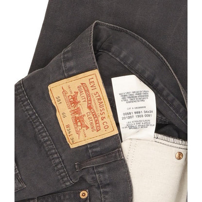 Levi's 581 Irregular Men Blue Straight Regular Jeans W34 L30