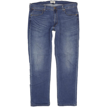 Wrangler Greensboro Men Blue Straight Regular Jeans W38 L32