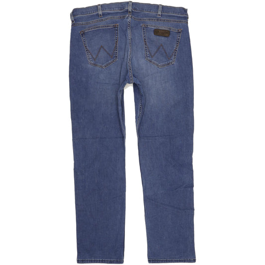 Wrangler Greensboro Men Blue Straight Regular Jeans W38 L32