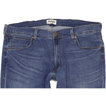 Wrangler Greensboro Men Blue Straight Regular Jeans W38 L32
