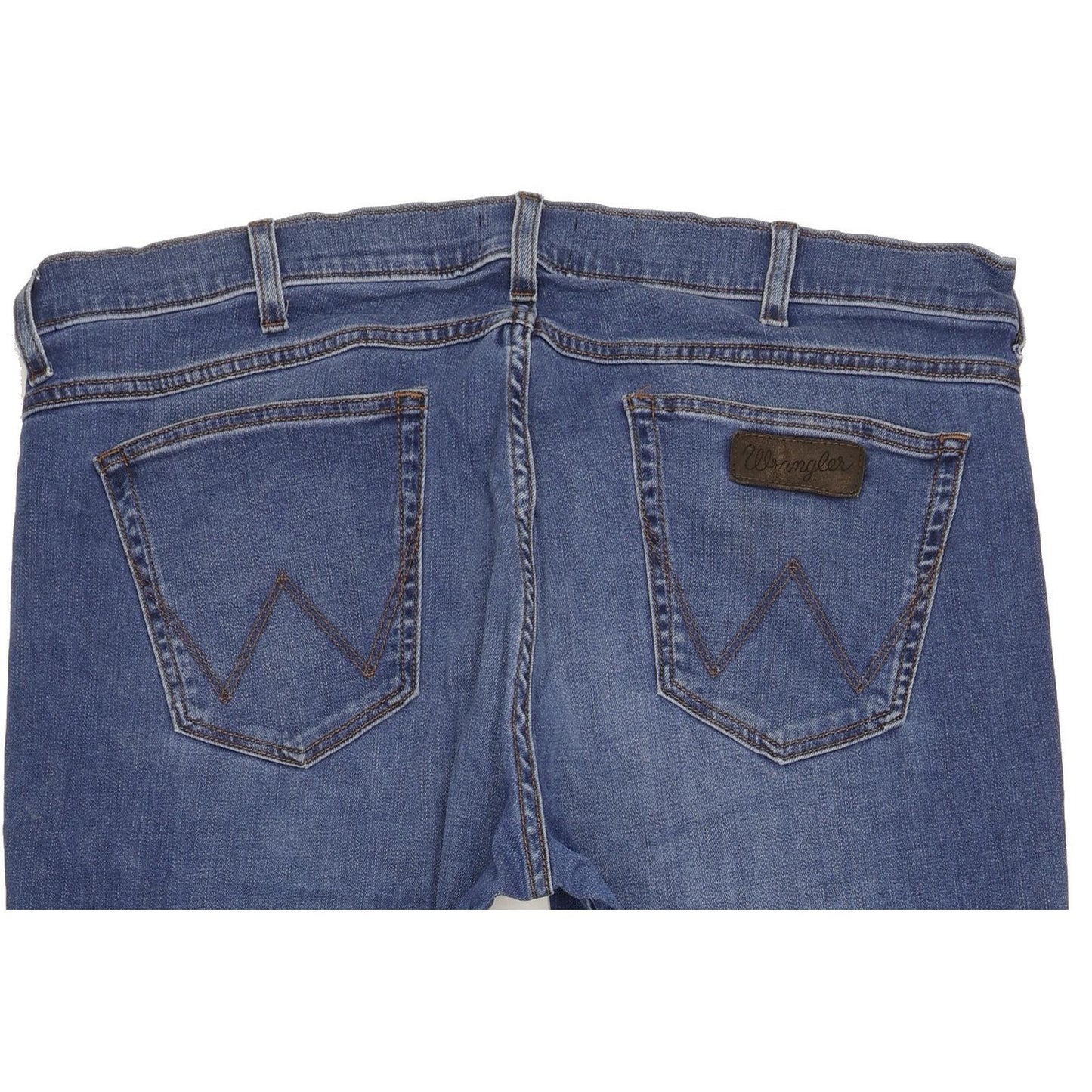 Wrangler Greensboro Men Blue Straight Regular Jeans W38 L32