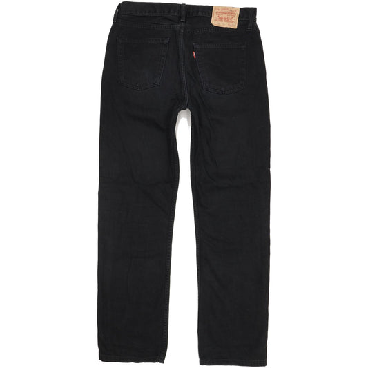 Levi's 751 Men Black Straight Regular Jeans W34 L32