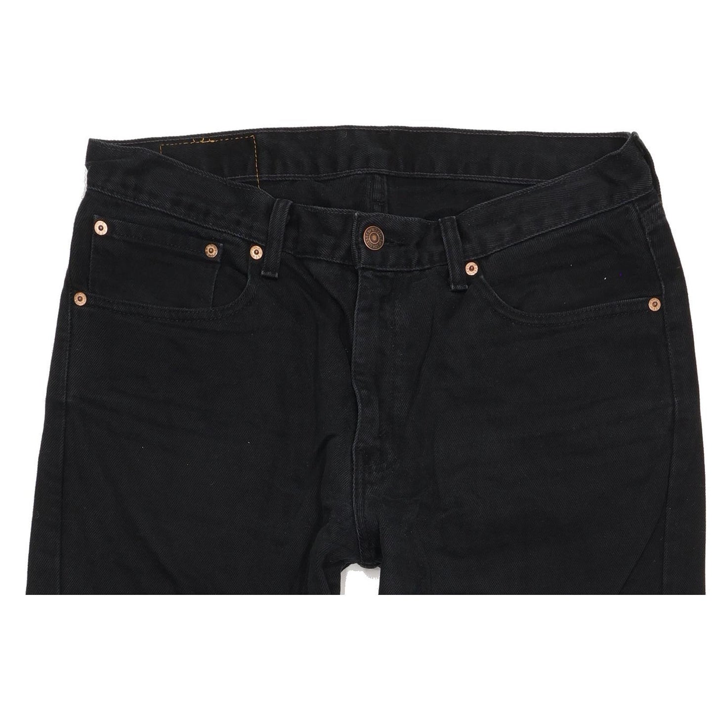 Levi's 751 Men Black Straight Regular Jeans W34 L32