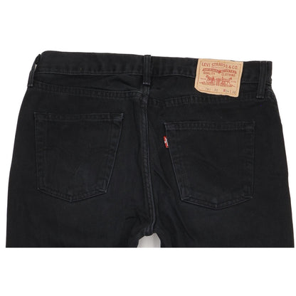Levi's 751 Men Black Straight Regular Jeans W34 L32