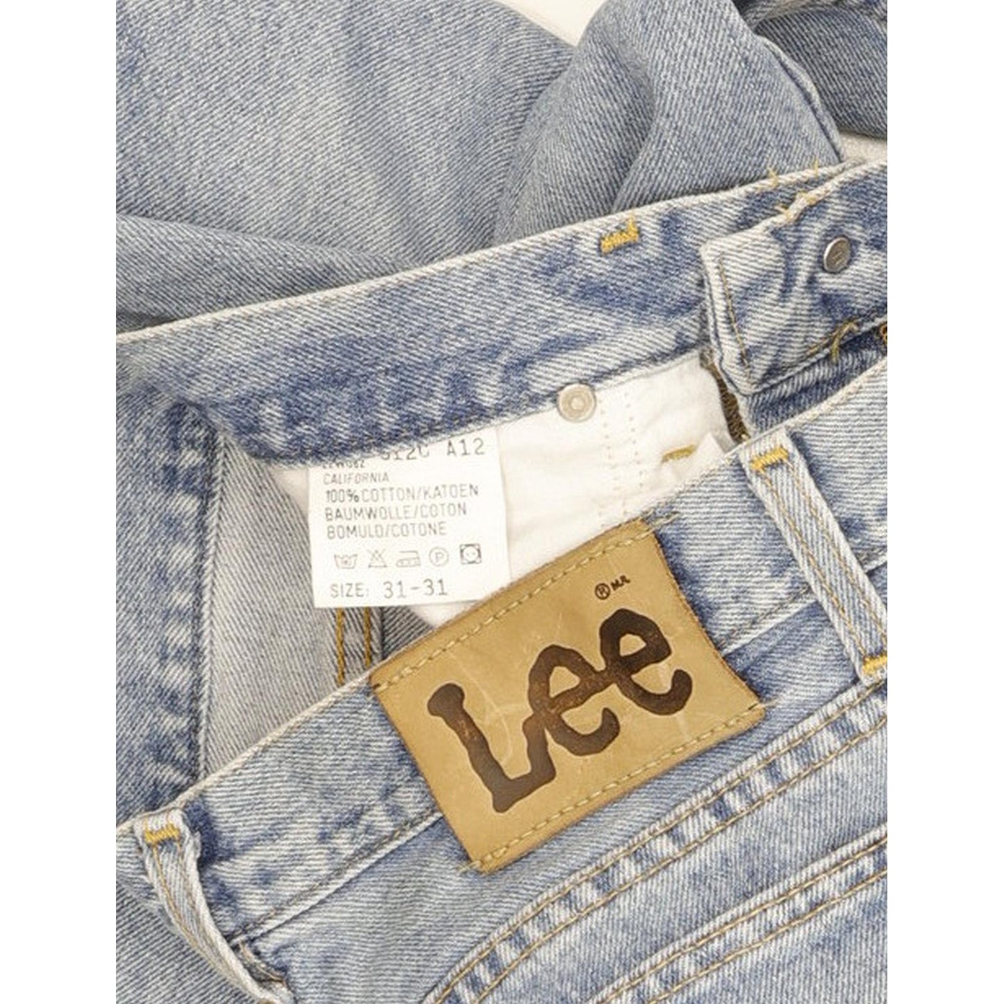 Lee California Men Blue Straight Regular Jeans W31 L29