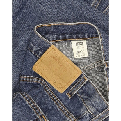 Levi's 505 Made in USA Men Blue Straight Regular Jeans W37 L32