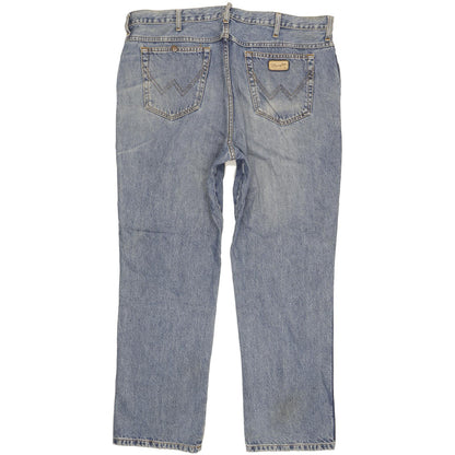 Wrangler Texas Men Blue Straight Regular Jeans W40 L30
