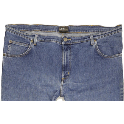 Lee Brooklyn Men Blue Straight Regular Stretch Jeans W42 L27