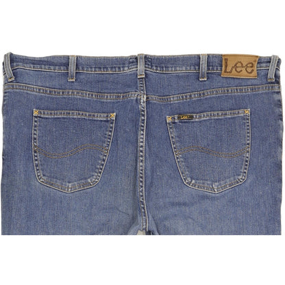 Lee Brooklyn Men Blue Straight Regular Stretch Jeans W42 L27