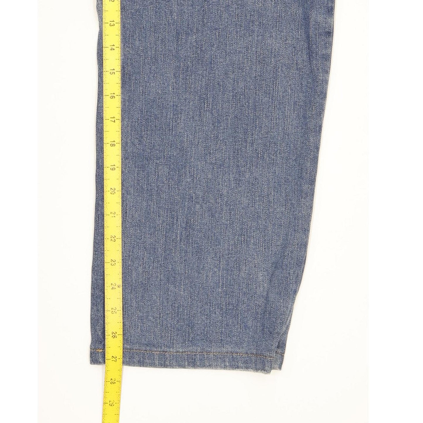 Lee Brooklyn Men Blue Straight Regular Stretch Jeans W42 L27