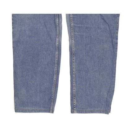 Lee Brooklyn Men Blue Straight Regular Stretch Jeans W42 L27