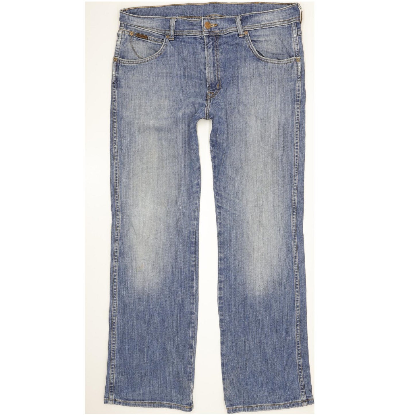 Wrangler Roxboro Men Blue Straight Regular Stretch Jeans W34 L30