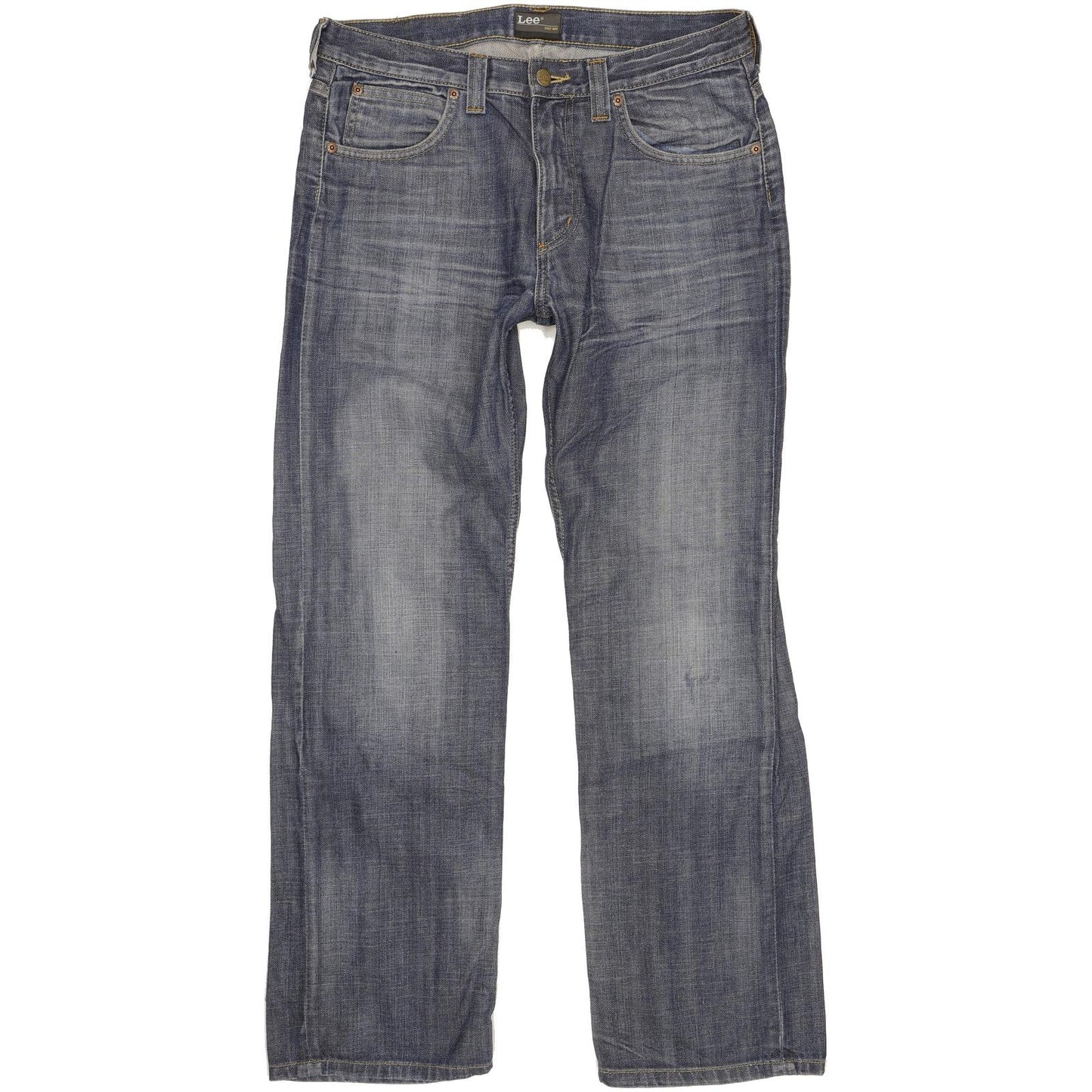 Lee Kent Men Blue Straight Loose Jeans W32 L32