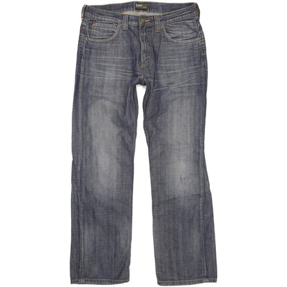 Lee Kent Men Blue Straight Loose Jeans W32 L32