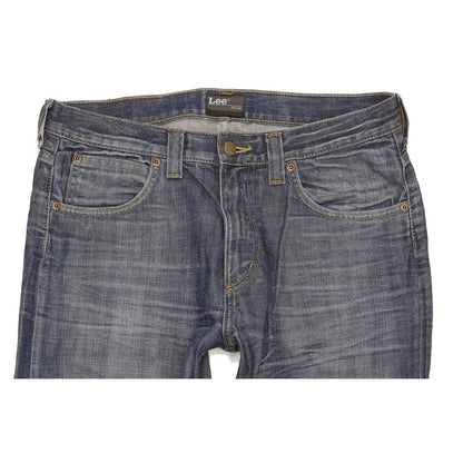 Lee Kent Men Blue Straight Loose Jeans W32 L32