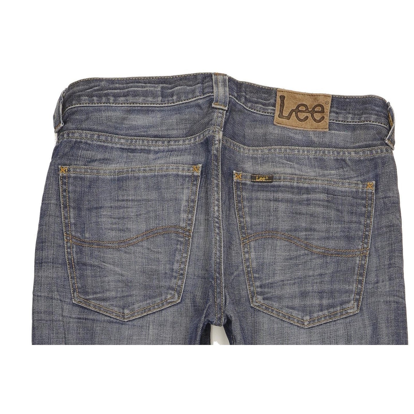 Lee Kent Men Blue Straight Loose Jeans W32 L32