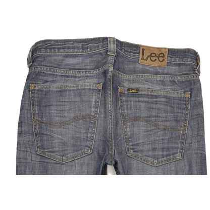 Lee Kent Men Blue Straight Loose Jeans W32 L32