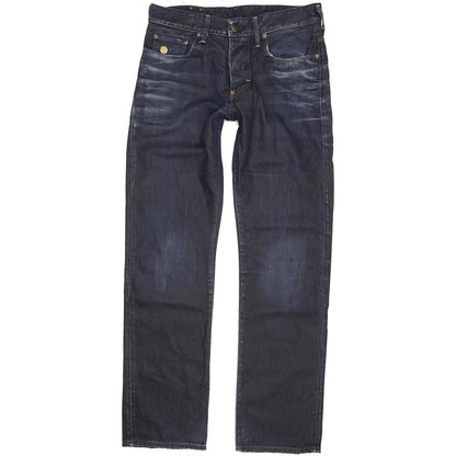 G-Star 3301 Men Blue Straight Regular Stretch Jeans W32 L33