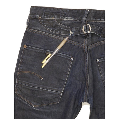 G-Star 3301 Men Blue Straight Regular Stretch Jeans W32 L33