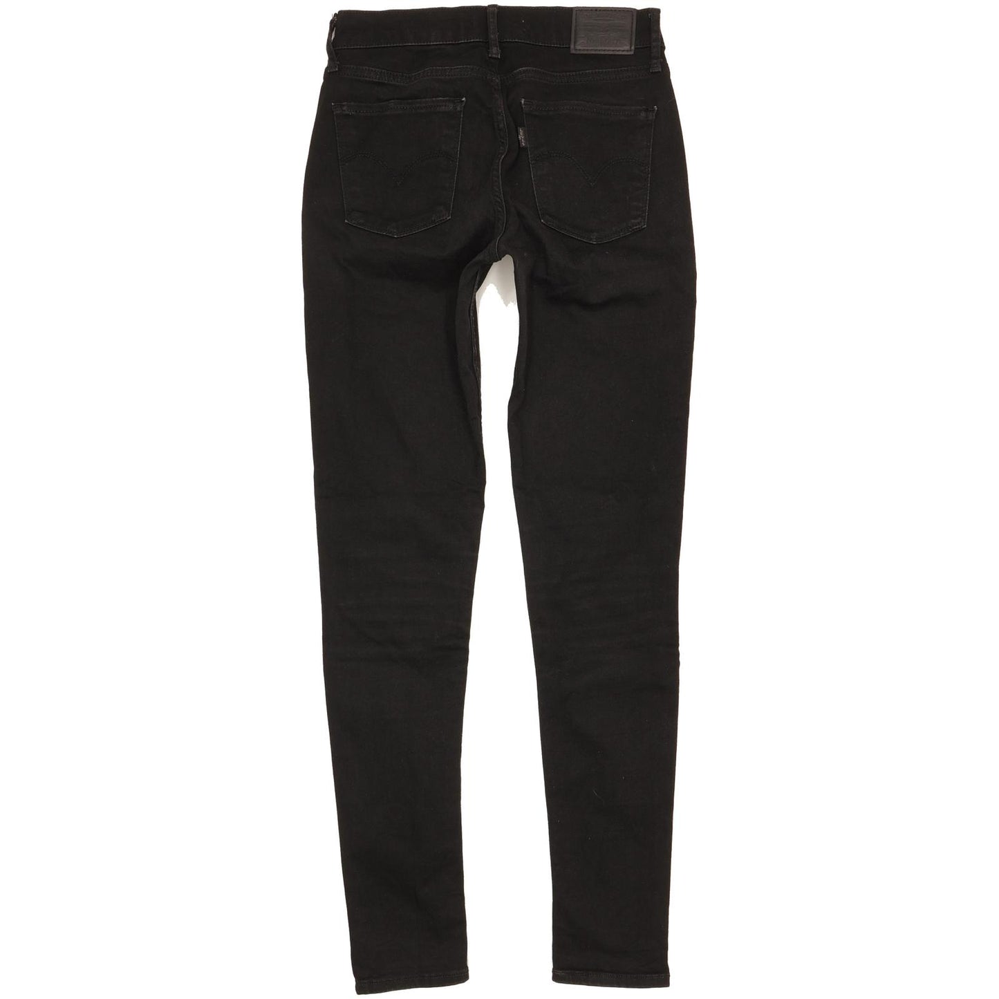Levi's 710 Super Women Black Skinny Slim Stretch Jeans W27 L29