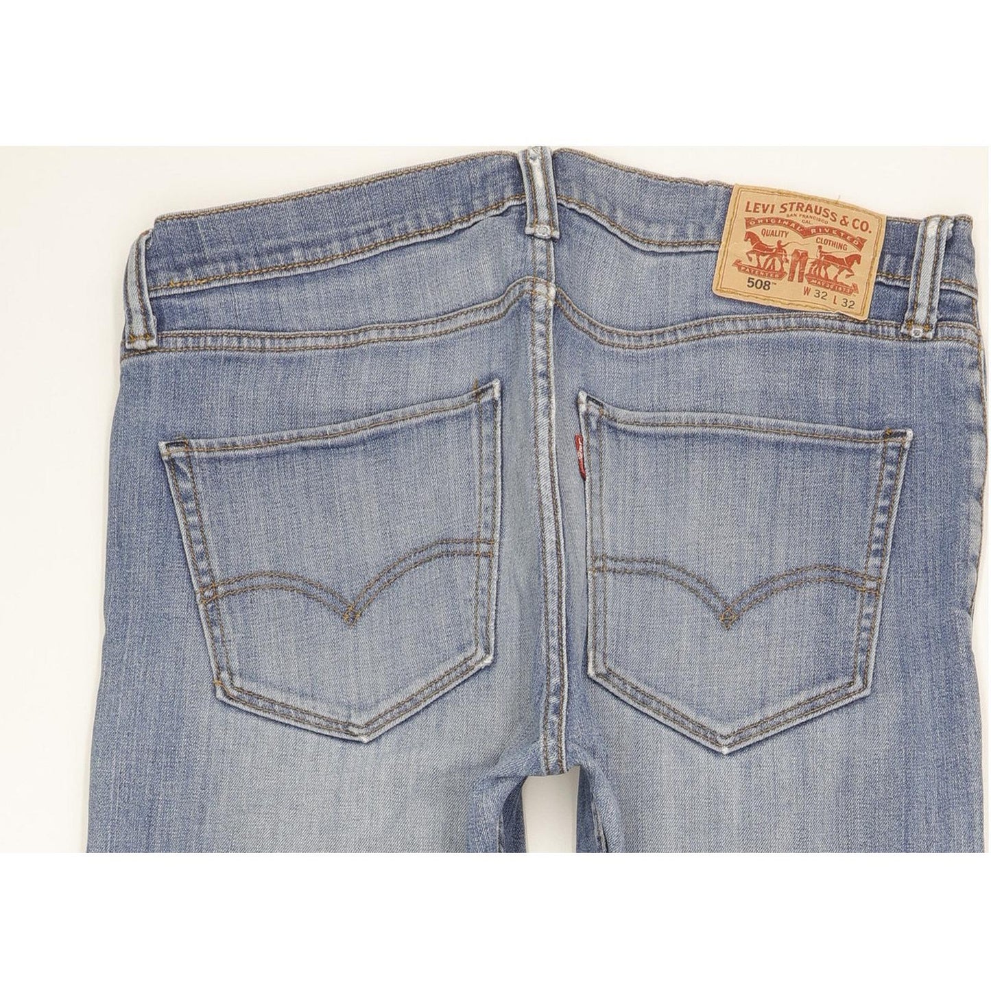 Levi's 508 Men Blue Straight Regular Stretch Jeans W33 L31