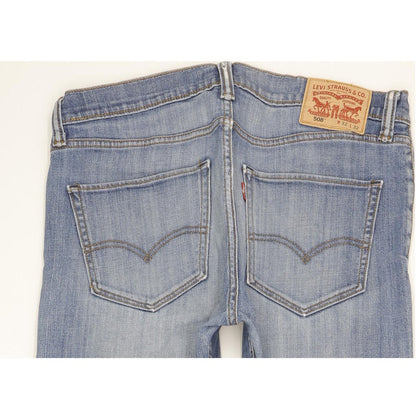 Levi's 508 Men Blue Straight Regular Stretch Jeans W33 L31