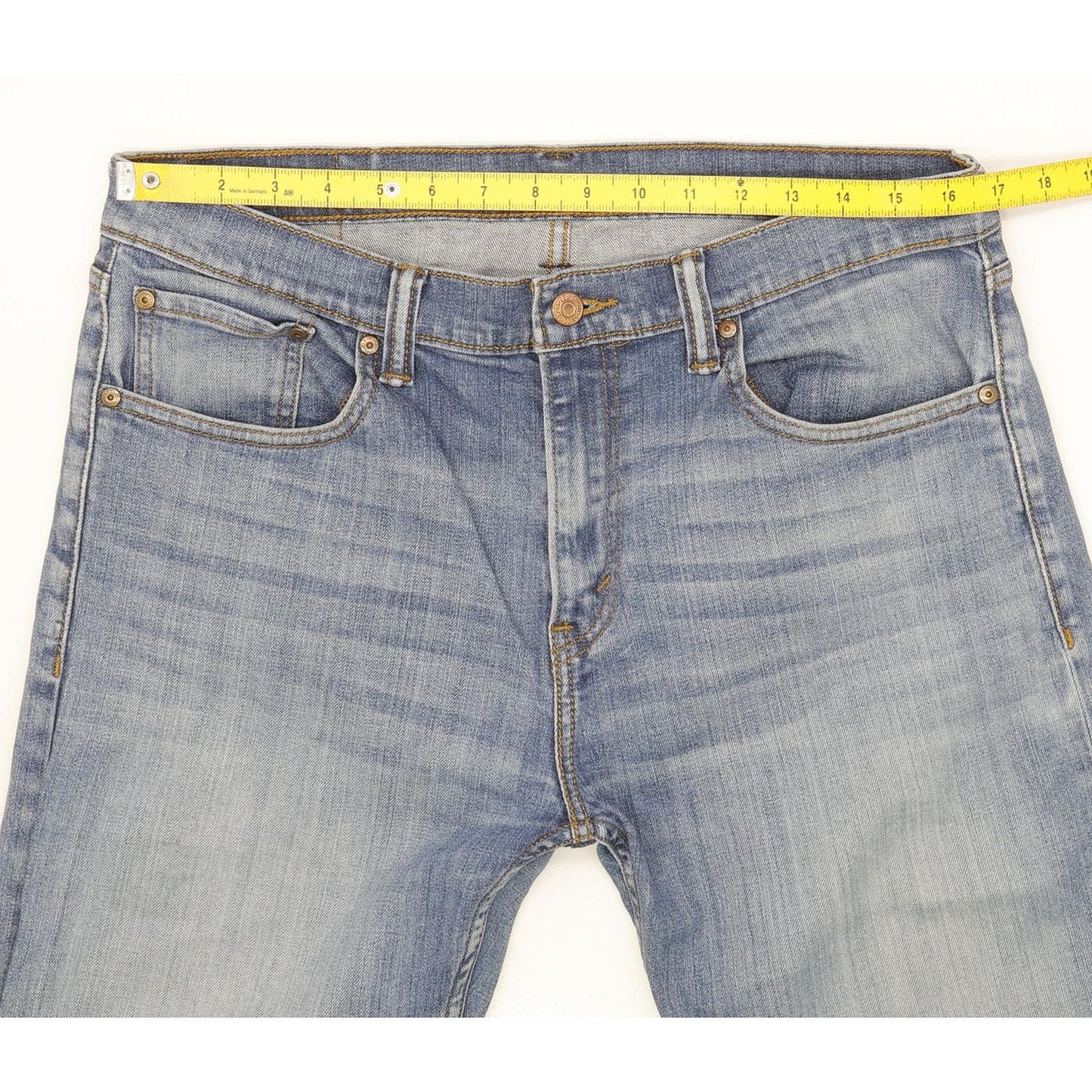 Levi's 508 Men Blue Straight Regular Stretch Jeans W33 L31