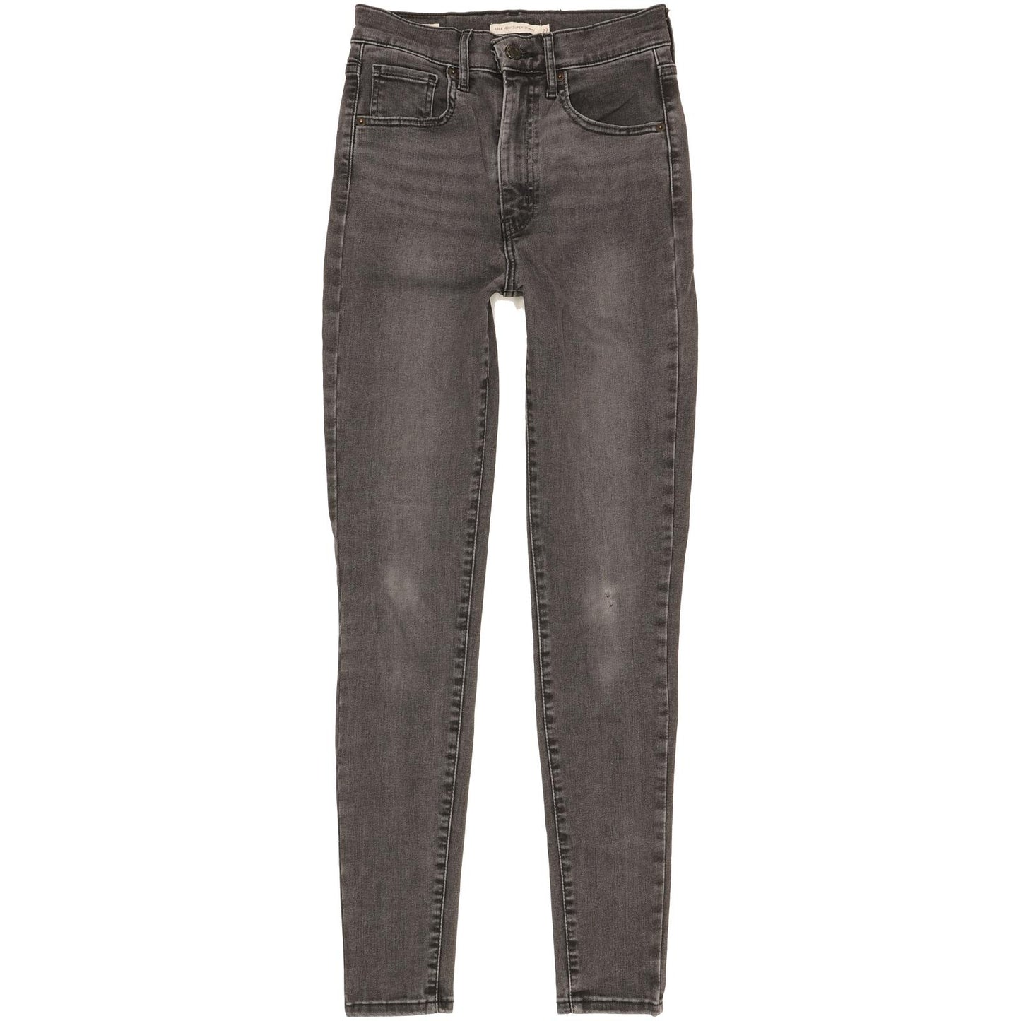 Levi's Mile Grey Skinny Slim Stretch Jeans High Waisted W27 L30