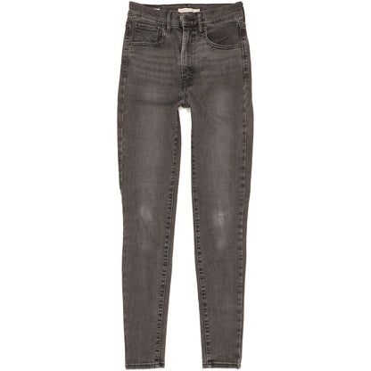 Levi's Mile Grey Skinny Slim Stretch Jeans High Waisted W27 L30