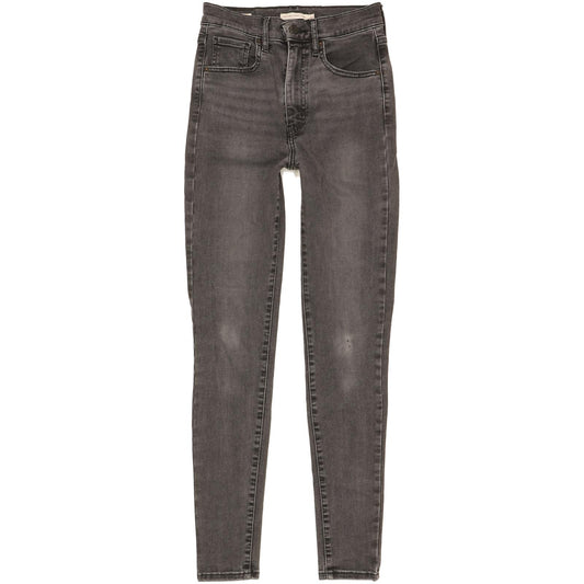 Levi's Mile Grey Skinny Slim Stretch Jeans High Waisted W27 L30