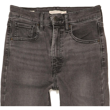 Levi's Mile Grey Skinny Slim Stretch Jeans High Waisted W27 L30