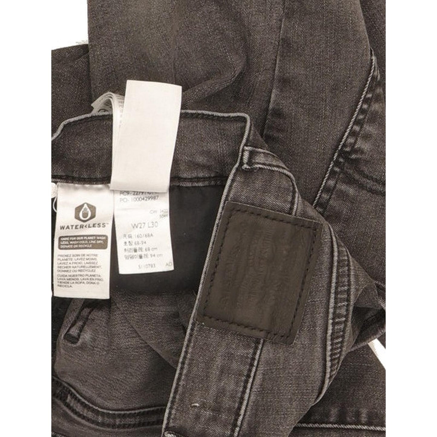 Levi's Mile Grey Skinny Slim Stretch Jeans High Waisted W27 L30