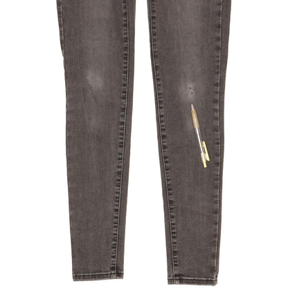 Levi's Mile Grey Skinny Slim Stretch Jeans High Waisted W27 L30