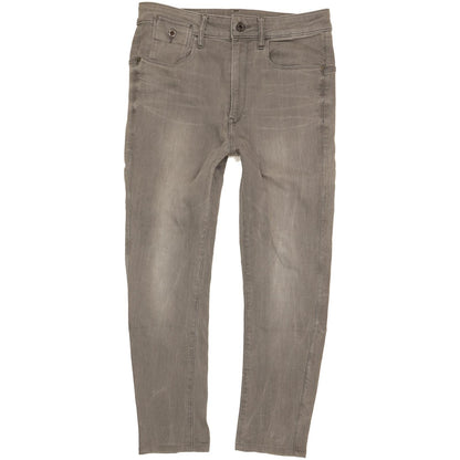 G-Star Type C 3D Men Grey Skinny Loose Stretch Jeans W30 L27