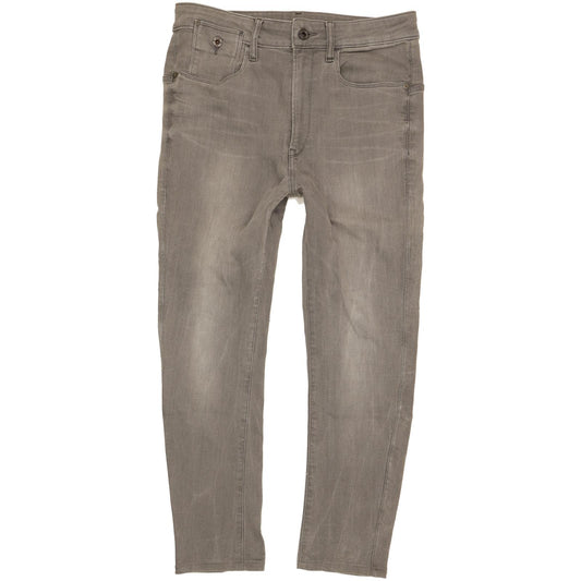 G-Star Type C 3D Men Grey Skinny Loose Stretch Jeans W30 L27