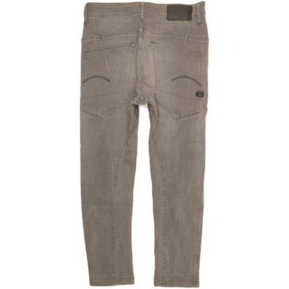 G-Star Type C 3D Men Grey Skinny Loose Stretch Jeans W30 L27