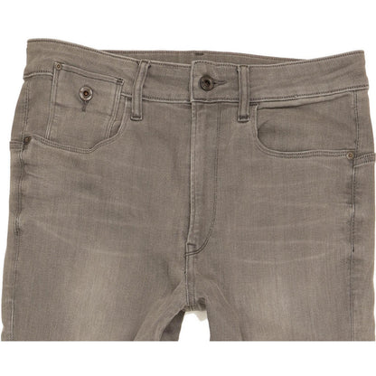 G-Star Type C 3D Men Grey Skinny Loose Stretch Jeans W30 L27
