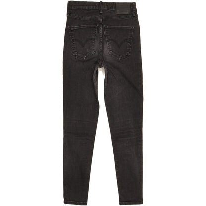 Levi's Mile Black Skinny Slim Stretch Jeans High Waisted W28 L28